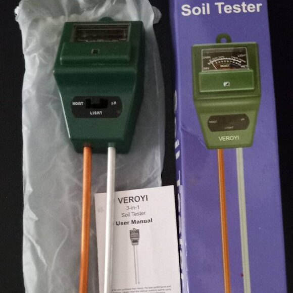 Garden, Soil Tester, NEW, 3 in 1 Soil Tester, Moisture, Light & PH Tester - Picture 5 of 6